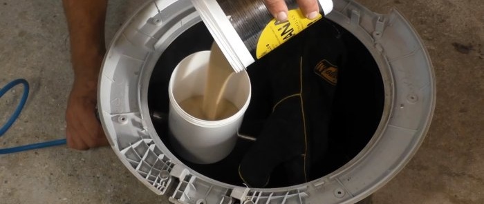 Puoi creare una cosa utile per l'officina dal portello della lavatrice