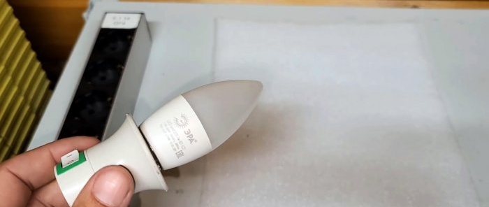 Hur man reparerar en glödlampa på 5 minuter utan reservdelar
