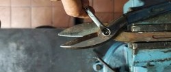 How to make lever shears for metal from ordinary ones