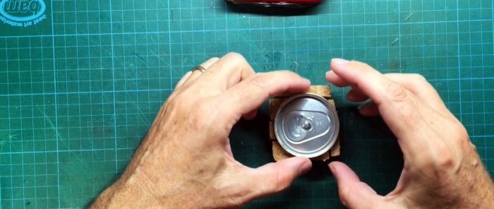 How to make large aluminum can stoppers from small wine cans