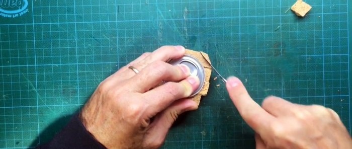 How to make large aluminum can stoppers from small wine cans