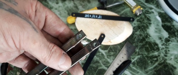 Cómo hacer una mini sierra para metales para trabajar en lugares de difícil acceso