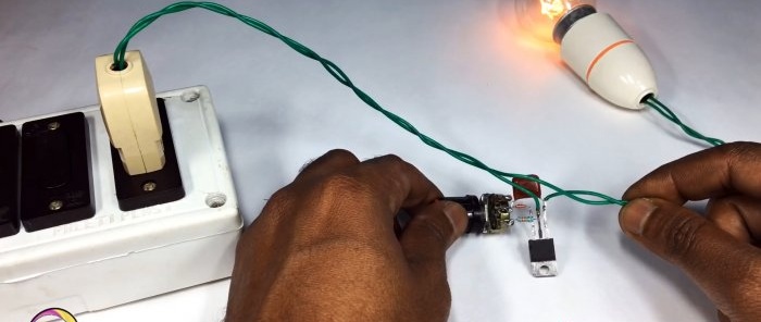 Ako vyrobiť stmievač na základe energeticky úspornej žiarovky