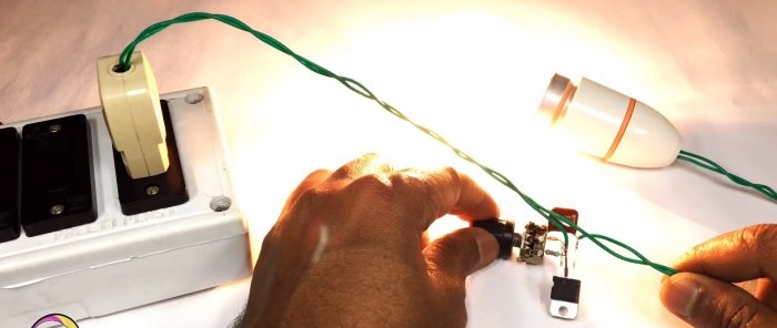 Hvordan lage en dimmer basert på en energisparende lampe