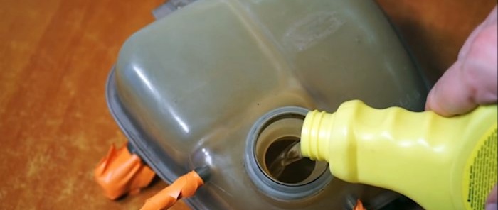 How to clean a car tank so it looks like new