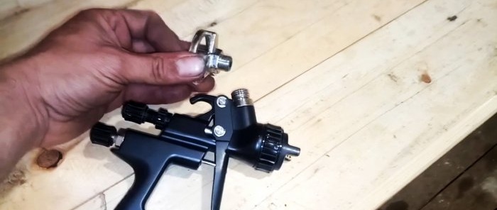 Kako napraviti raspršivač pjene iz pištolja za prskanje