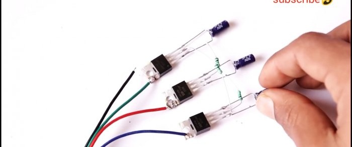 Paano mag-assemble ng RGB strip switching controller na walang microcircuits gamit ang tatlong transistor