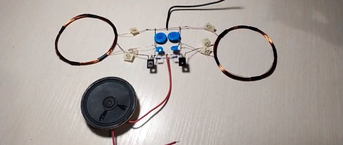 Jak vyrobit detektor kovů Butterfly s použitím pouze 2 tranzistorů