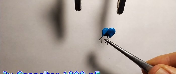 How to make a Butterfly metal detector using only 2 transistors