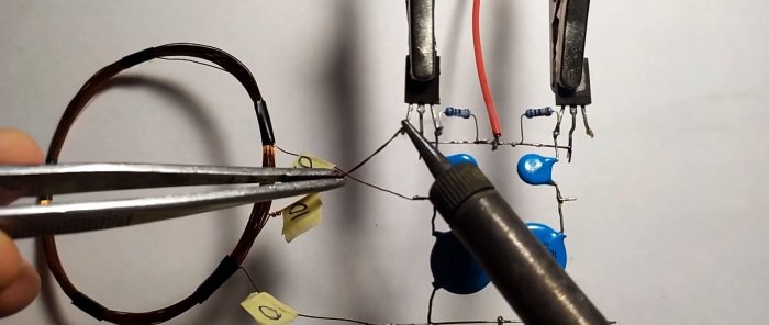 Paano gumawa ng Butterfly metal detector gamit lamang ang 2 transistor