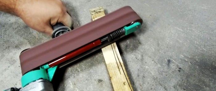 Lima amoladora eléctrica de bricolaje desde una amoladora