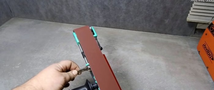 Lima amoladora eléctrica de bricolaje desde una amoladora
