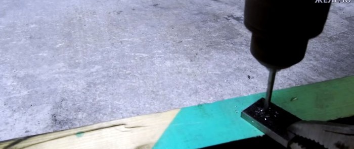 Do-it-yourself electric grinder file mula sa isang gilingan