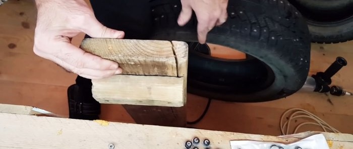 Do-it-yourself tire tucking at home