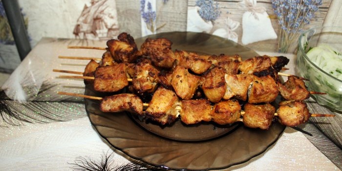 Brochettes maison au four