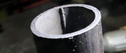 Paano tanggalin ang isang tahi sa loob ng isang bilog na tubo