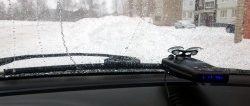 How to deal with ice on the windshield