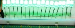 Hvordan lage en kraftig LED-strobe med bare én transistor