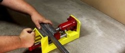 How to make a powerful vice from a jack - press