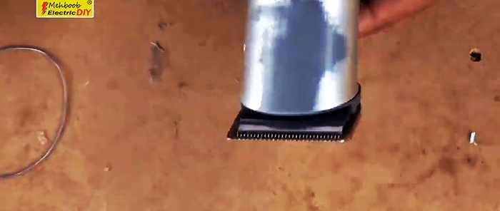 How to repair a cordless electric razor or hair clipper if it does not start