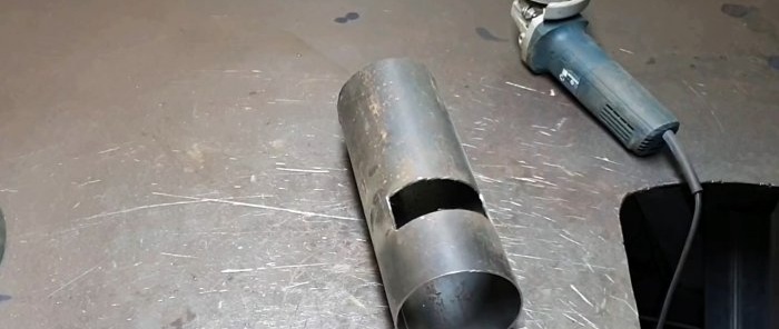 How to make a grill from a gas cylinder for a fuel briquette