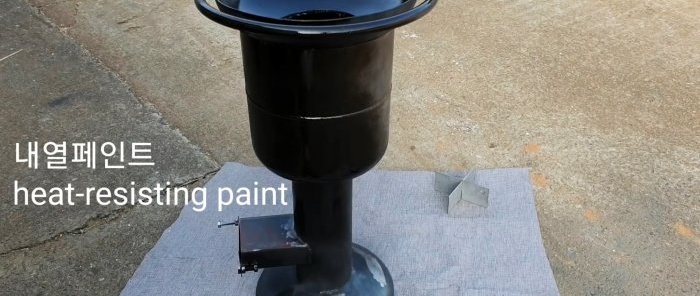Cara membuat gril dari silinder gas untuk briket bahan api