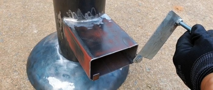 Cách làm vỉ nướng từ bình gas để làm than bánh nhiên liệu