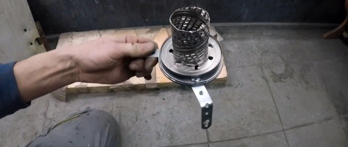Cómo hacer un calentador de tienda con un filtro de aceite