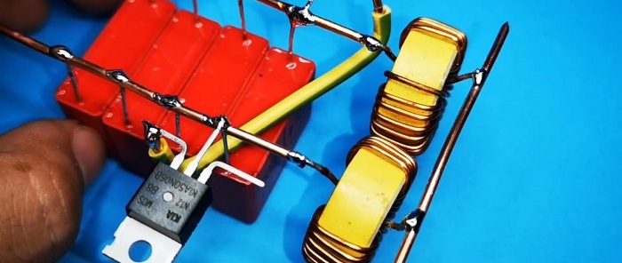 Kako napraviti najjednostavniju indukcijsku ploču sa samo 2 tranzistora