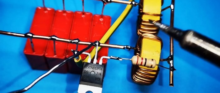 Como fazer a placa de indução mais simples com apenas 2 transistores