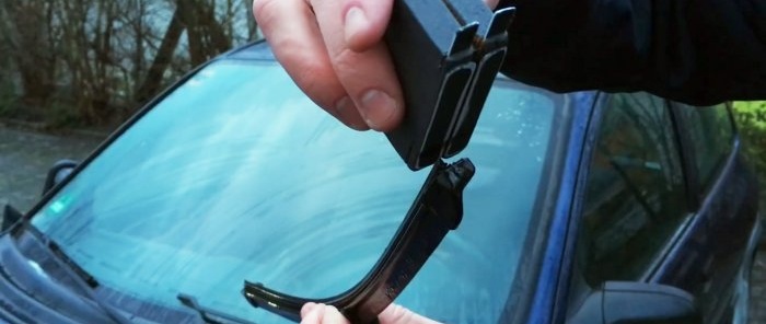 How to update windshield wiper blades with a homemade cutter and save money