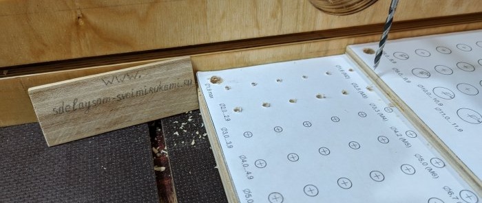 How to make a convenient and simple organizer for drills
