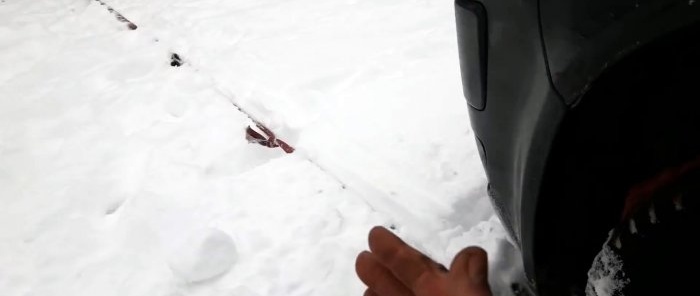 Comment sortir de la neige profonde ou de la boue sans assistance