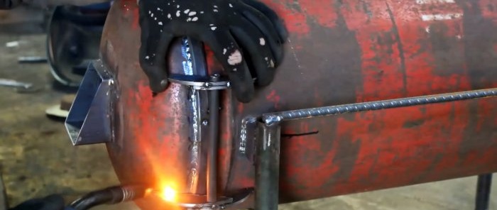 Come realizzare una semplice stufa da garage da una bombola del gas