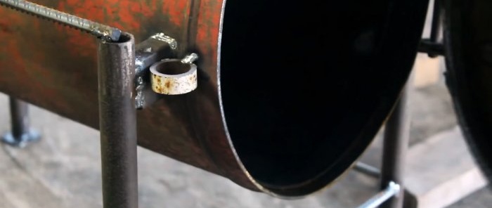 Kako napraviti jednostavnu garažnu peć iz plinskog cilindra