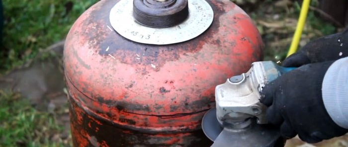 Kako napraviti jednostavnu garažnu peć iz plinskog cilindra