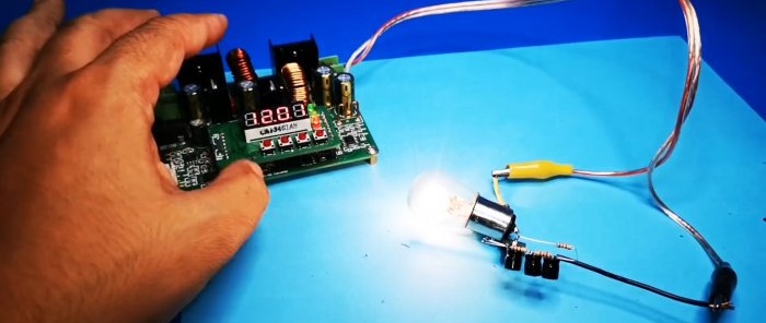 Hogyan készítsünk erős villogót egyetlen MOSFET használatával