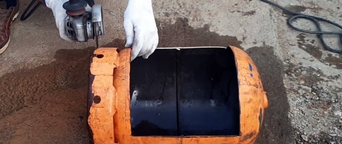 Jak vyrobit gril na dřevěné uhlí z malé plynové láhve