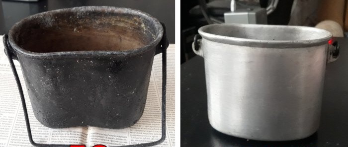 Comment nettoyer un pot de camping de la suie et des dépôts à l'ancienne