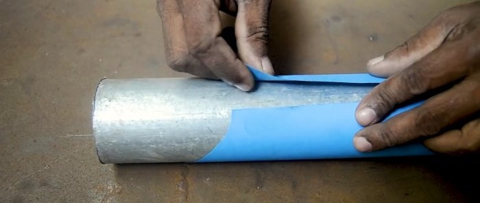 איך מסמנים צינור לחיתוך מדויק לריתוך מרפק 90 מעלות