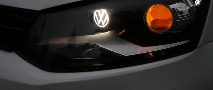 How to make cool tuning of car headlights yourself