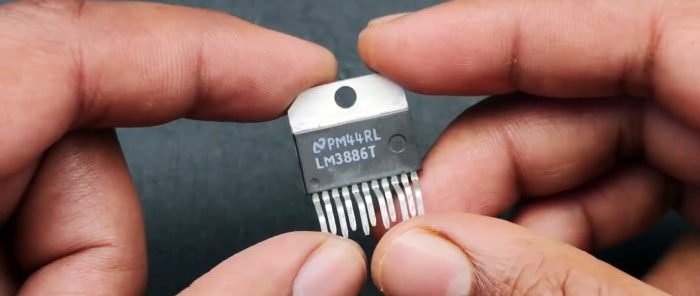 Hvordan lage en 100 W forsterker på en chip på en halvtime