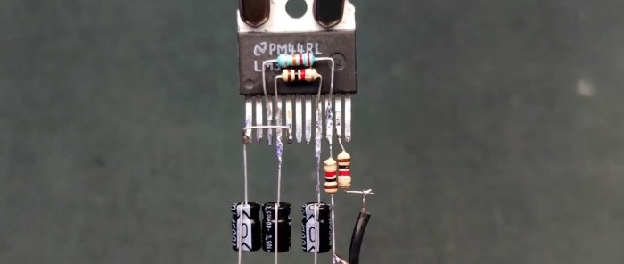 Paano gumawa ng 100 W amplifier sa isang chip sa kalahating oras