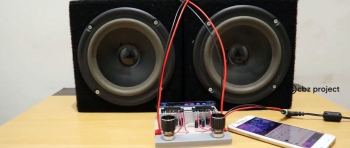 Kaip sukurti paprastą stereo sistemą su „Bluetooth“ LA4440