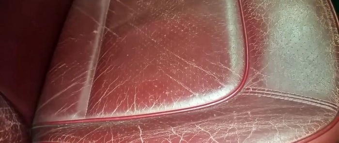 How to quickly restore leather seats