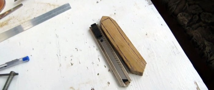How to make a custom stationery knife with your own hands