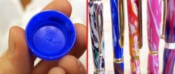 Kaip pasidaryti originalią rankenėlę iš PET butelių kamštelių