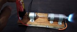 Ako vyrobiť mini prúdový motor napájaný cez USB a zapaľovač