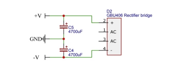 Circuit d'alimentation de l'amplificateur