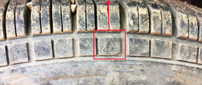 Der Verschleißindikator zeigt Ihnen an, wann der Reifen gewechselt werden muss